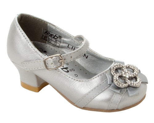 Girls silver diamante - silver,