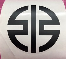 2 x Kawasaki Ninja ZX10 ZX6 H2 ZX750 Tank Mudguard Fairing logo decal graphic