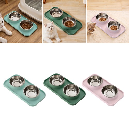 Pet dog stainless steel double - dog,