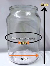 Large Capacity Glass Non Toxic Jar With Lid For Any Use