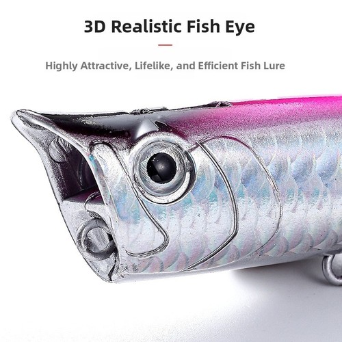 Floating topwater popper lure - floating,