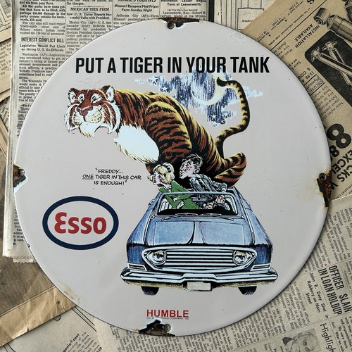 Vintage 1963 esso - vintage,