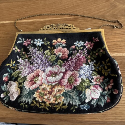 Vintage tapestry handbag - tapestry,
