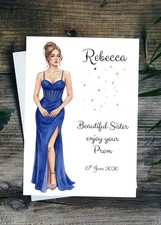 Prom card personalised - card, large
