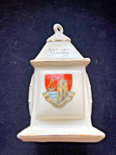 Shelley crested china - china, lantern