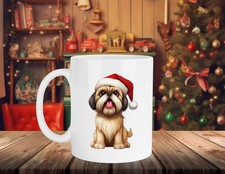 LHASA APSO DOG FUNNY CHRISTMAS