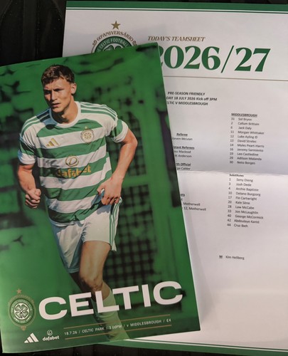 Celtic middlesbrough 18th - celtic,