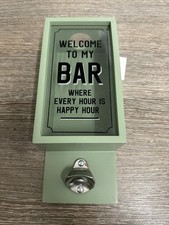 Wall Mounted Beer Bottle Opener Home Bar Sign Plaque Novelty 