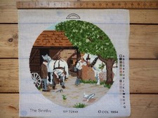 Completed Vintage Needlepoint