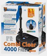 Superfish Combi Clear 4000 All In 1 Pond Filter UV Pump Filtration & Fountain
