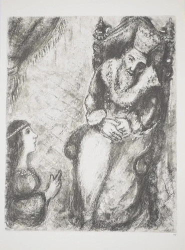 Marc chagall bathsheba visits - marc,