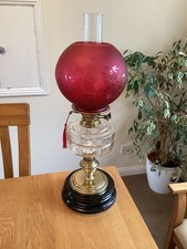 A Duplex Oil Lamp With Ruby