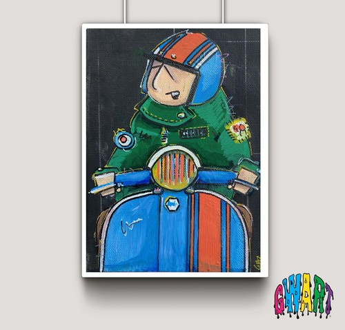 Vespa lambretta scooter - vespa,