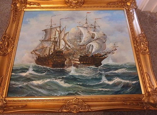 Harvey original oil painting - j.harvey,