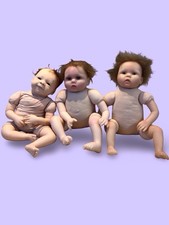 3x20" REBORN WEIGHTED NEWBORN GIRL BOY BABY DOLL SOFT BODY,WEIGHT 1-2kgBLUE EYES