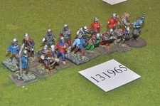28mm medieval / wars of roses - infantry 16 figs front rank - (131965)