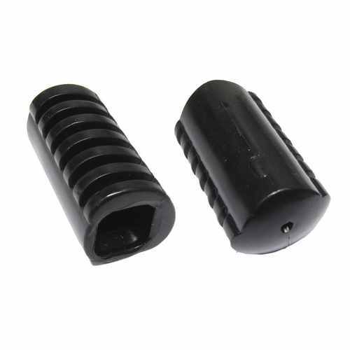 Footrest front rubber - front,