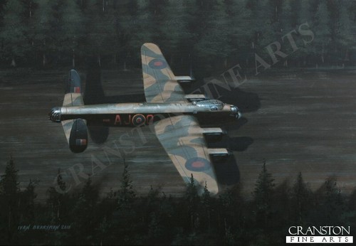 Lancaster aviation art - aviation,