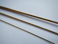 model makers brass bar rod shaft 1mm 1.5mm 2mm 2.5mm 3mm 4mm 4.75mm 1/8" 3/32"