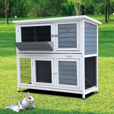 48" RABBIT / GUINEA PIG HUTCH HUTCHES RUN RUNS BUNNY BUSINESS THE BB-48-DDL-HR
