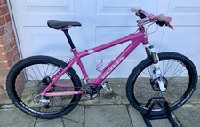 Sparkling Pink Custom Kona Mountain Bike S/M 26inch Wheels Hard tail