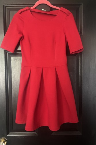Zara red military nautical