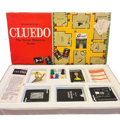 Vintage 1970 cluedo board - vintage,