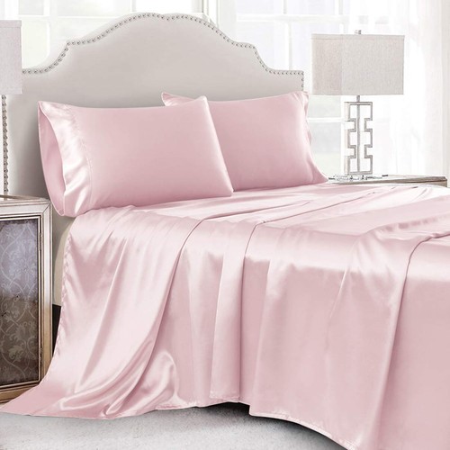 Pcs blush pink satin - pink,