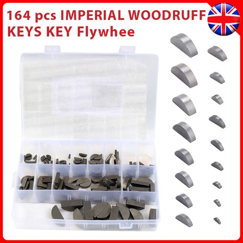 164 pcs imperial woodruff keys - 164,