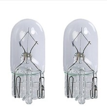 2 x 501 Fits Ford Fiesta MK7 2008-2017 Halogen Clear Number Plate Light Bulbs