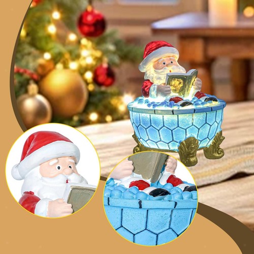 Santa claus bubble bath light - bubble,
