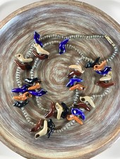 Kazuri Necklace Bird Bead