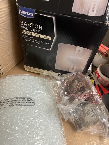 Wickes barton wall light - barton,