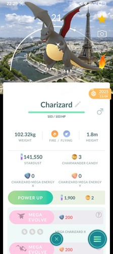 Shiny charizard pokemon - shiny, paris