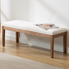 Padded Entryway Bench Linen