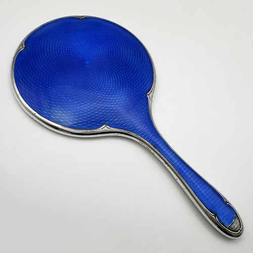 Antique hand mirror sterling - hand,