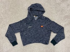 Ellesse Crop Hoodie Womens UK