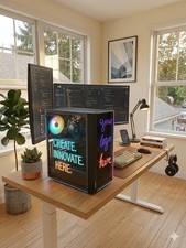 RGB I7 gaming PC with GTX 1660