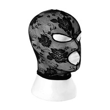 Elastic Black Lace Mask
