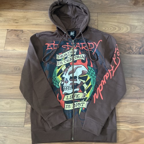 Hardy mens brown zip - ed,