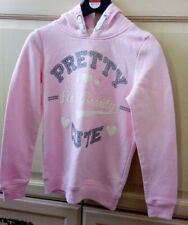 10-11 Yrs Clothes Bundle: Pink Hoodie, Grey Top, Blue Jumper, PJ Bottoms.