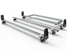Transit Custom  2013 to 2023 Roof Rack bars with roller load stops AT86LS+A30