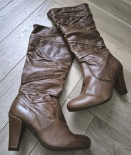 TU Sainsbury Tan Leather Knee