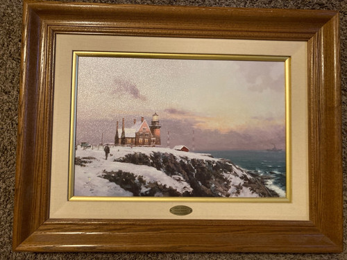 Thomas kinkade painting block - kinkade,