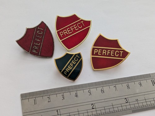 Prefect enamel pin - prefect, badges