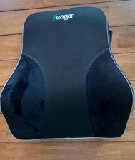 Black FEAGAR Lumbar Back Support Cushion Memory Foam for Car Seat/Chair