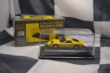 DELPRADO MODELS  -  LAMBORGHINI MIURA - YELLOW - 1/43 SCALE MODEL CAR - NEW CASE