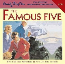 Five Fall into Adventure: WITH Five Get into Trouble (Famous Five) CD
