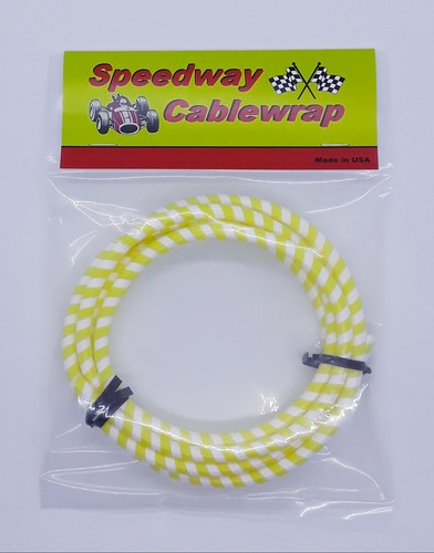 White yellow speedway cable - white,