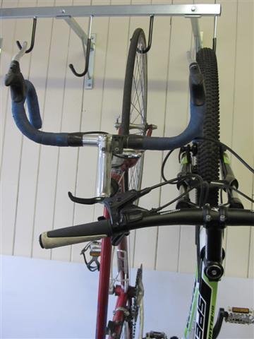 Vertical bike storage rack - vertical,